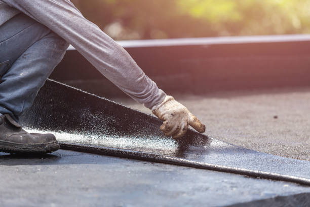 Professional Waterproofing technician working in Fort Thomas, KY